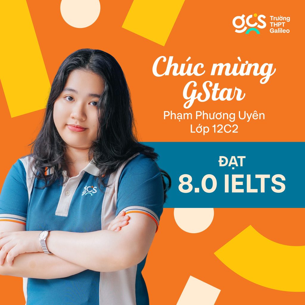 Hành trình chinh phục 8.0 IELTS của học sinh Phạm Phương Uyên lớp 12C2
