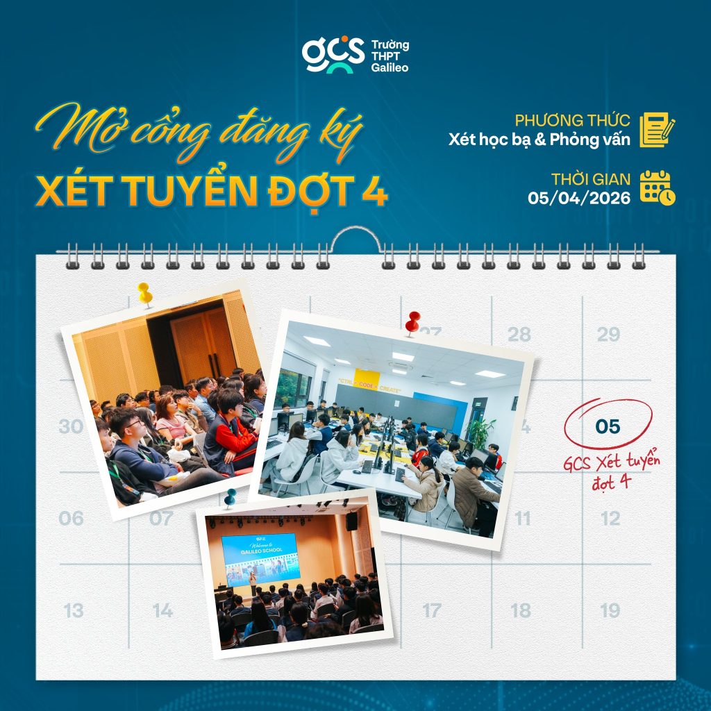 Mở cổng đăng ký xét học bạ & phỏng vấn đợt 4 dành cho học sinh chuẩn bị vào lớp 10