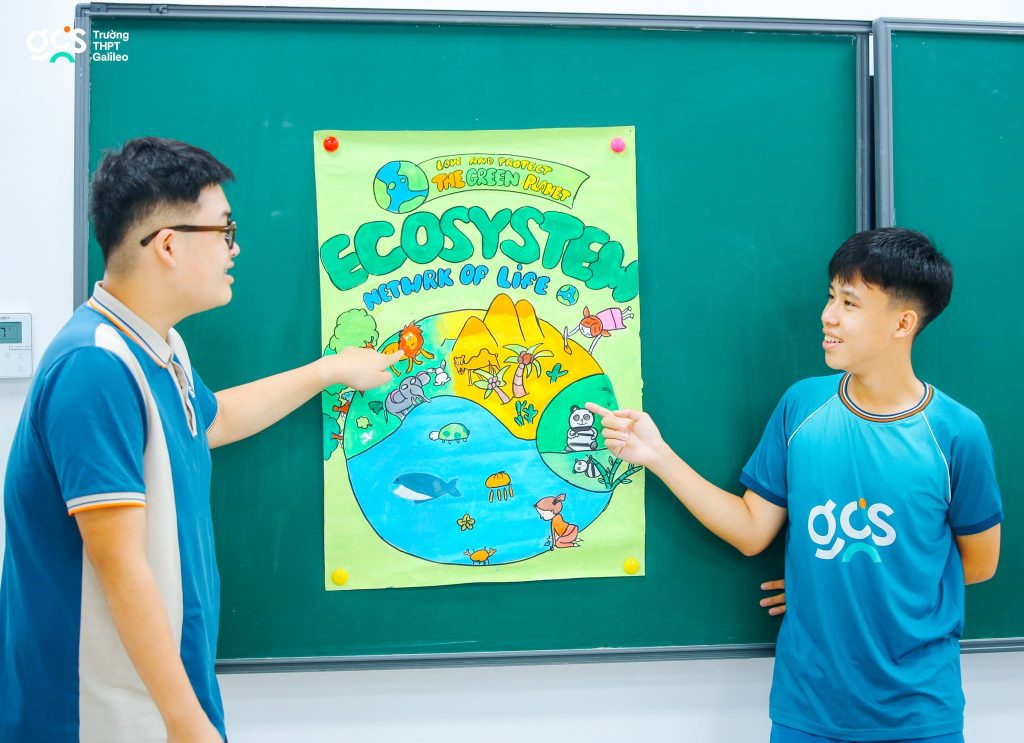 Giờ học tiếng Anh tại GCS: Học qua dự án, kiến tạo tư duy toàn cầu