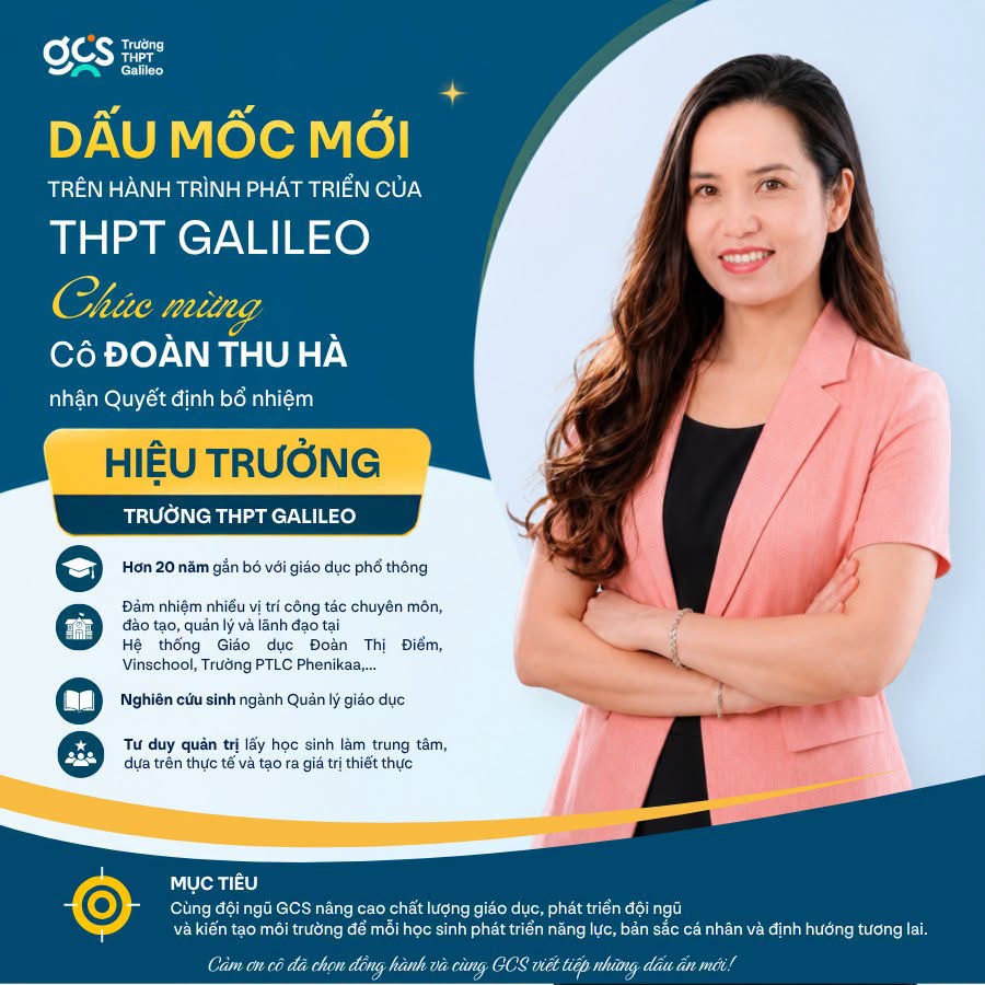 Dấu mốc mới trên hành trình phát triển của trường THPT Galileo